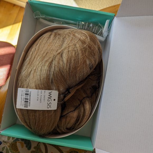 Synthetic hair wig. Blond. - Picture 3 of 4